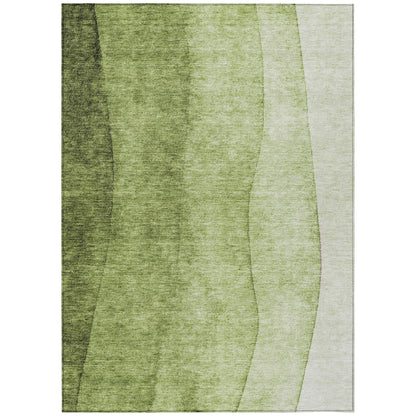 Tapis Chantille contemporain ombré lavable en machine pour intérieur/extérieur
