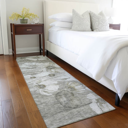 Tapis floral moderne Chantille lavable en machine pour intérieur/extérieur