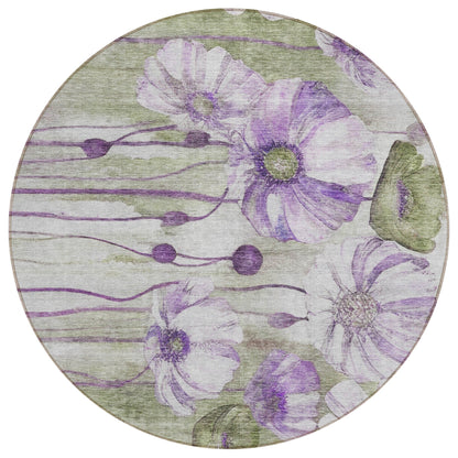 Tapis floral moderne Chantille lavable en machine pour intérieur/extérieur