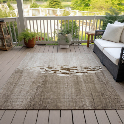 Tapis Chantille moderne Sea Life lavable en machine pour intérieur/extérieur
