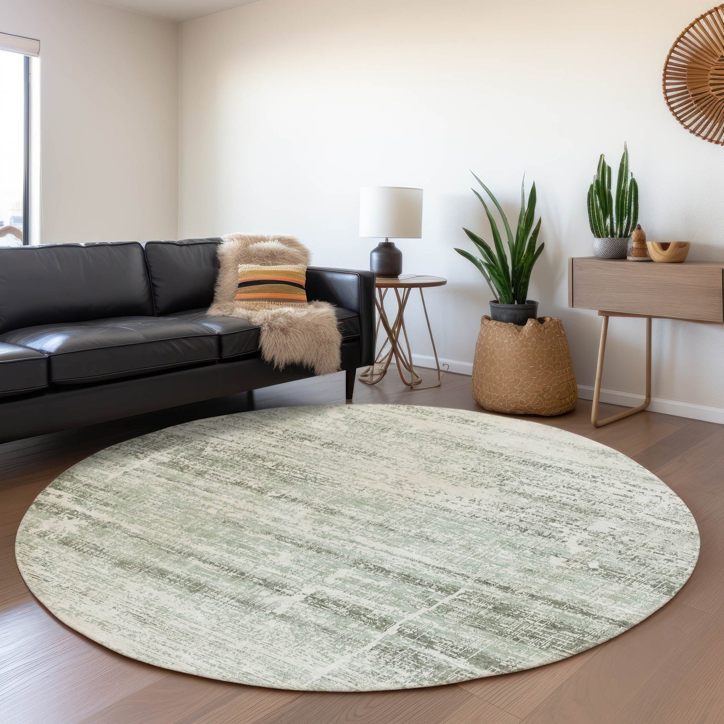 Tapis Chantille Ombre uni lavable en machine pour intérieur/extérieur