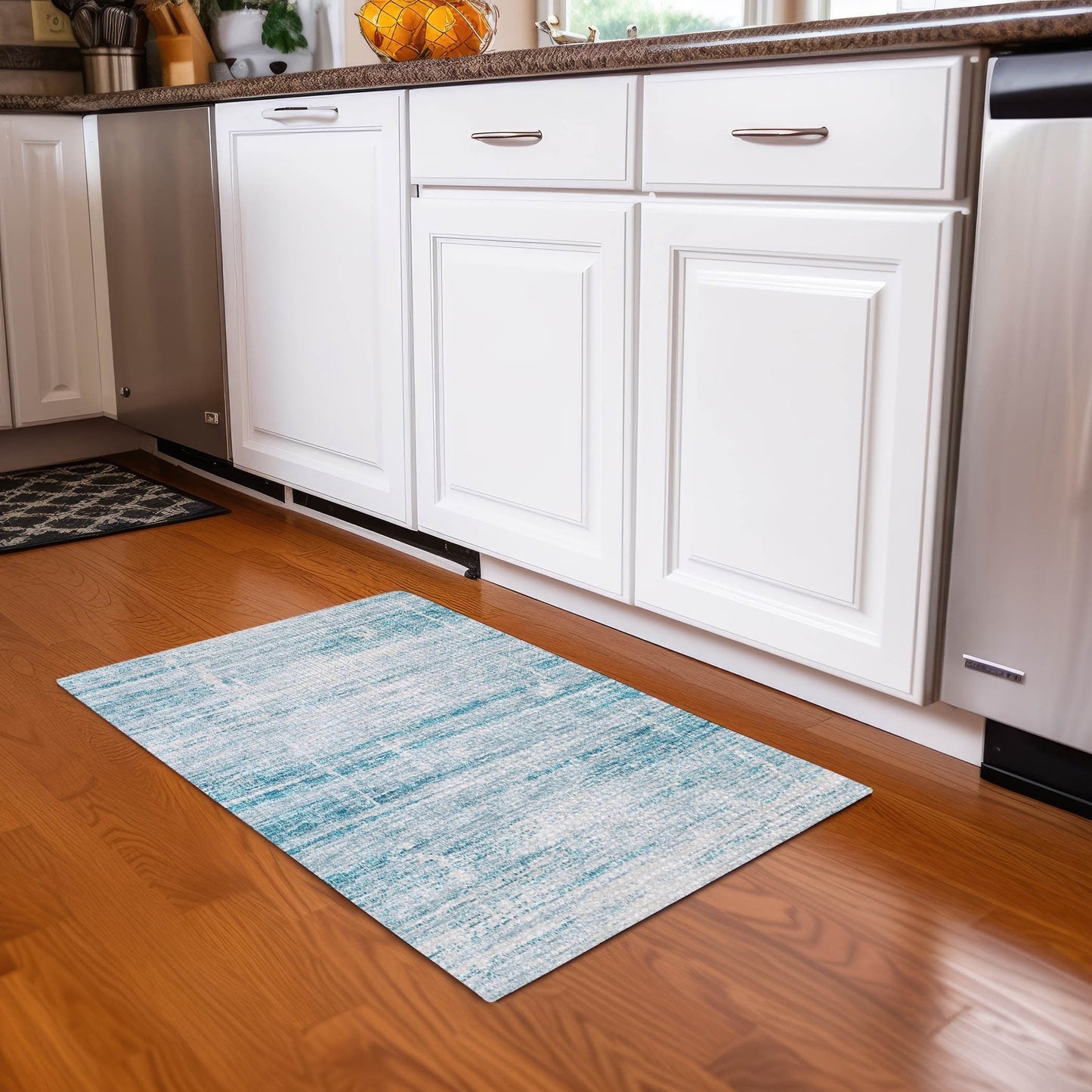 Tapis Chantille Ombre uni lavable en machine pour intérieur/extérieur