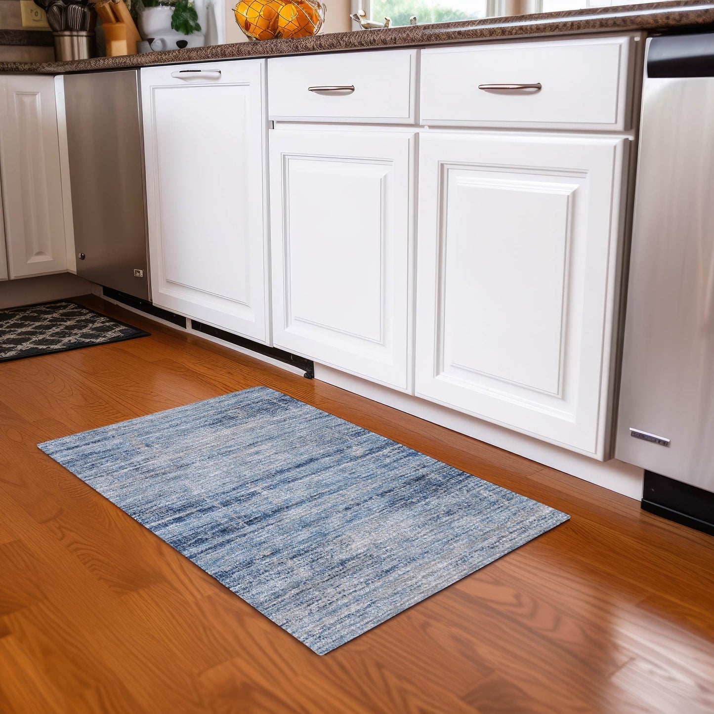 Tapis Chantille Ombre uni lavable en machine pour intérieur/extérieur