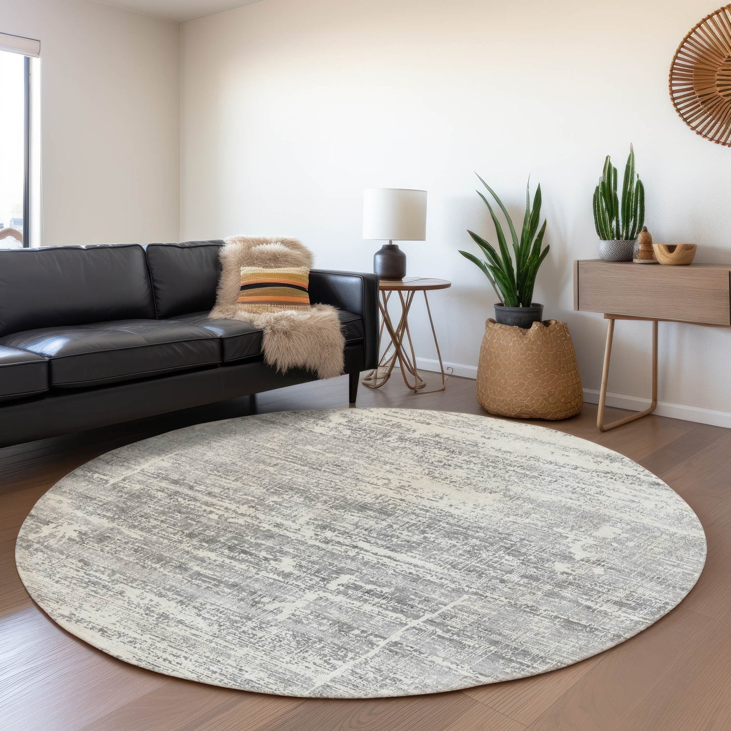 Tapis Chantille Ombre uni lavable en machine pour intérieur/extérieur