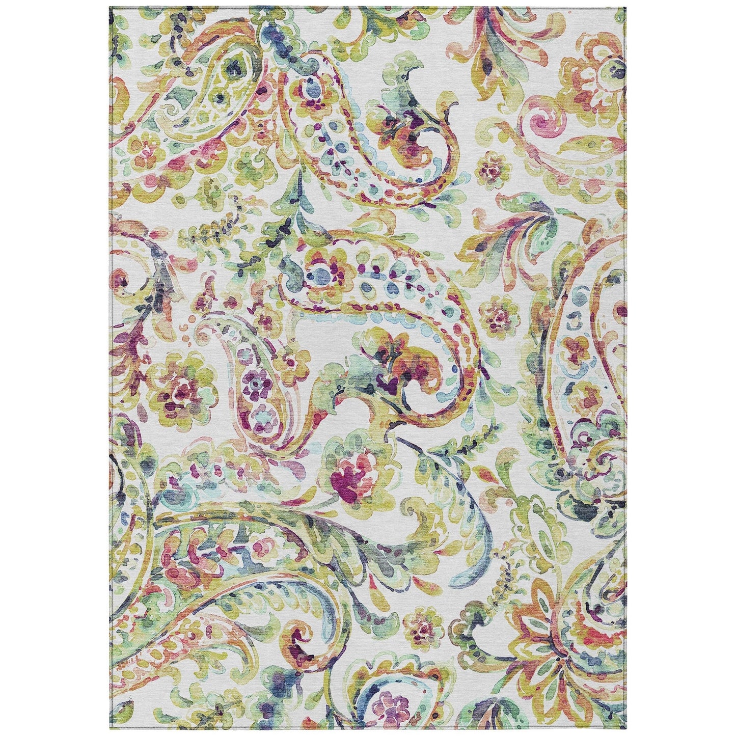 Tapis traditionnel Chantille lavable en machine pour intérieur/extérieur