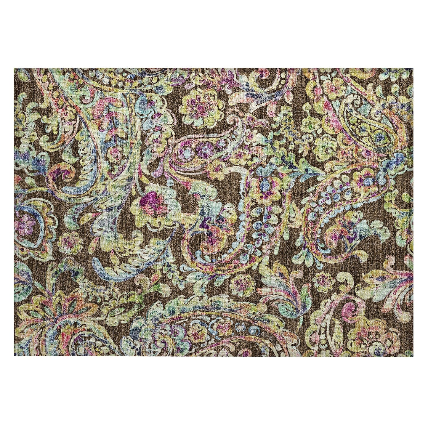 Tapis traditionnel Chantille lavable en machine pour intérieur/extérieur