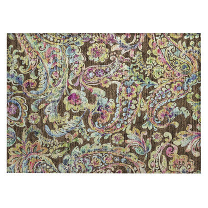 Tapis traditionnel Chantille lavable en machine pour intérieur/extérieur