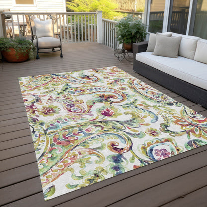 Tapis traditionnel Chantille lavable en machine pour intérieur/extérieur