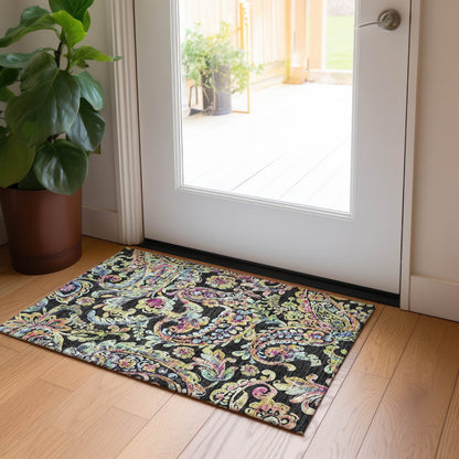 Tapis traditionnel Chantille lavable en machine pour intérieur/extérieur