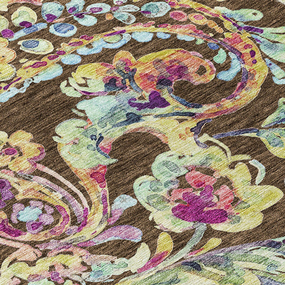 Tapis traditionnel Chantille lavable en machine pour intérieur/extérieur