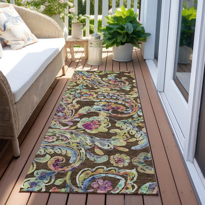 Tapis traditionnel Chantille lavable en machine pour intérieur/extérieur