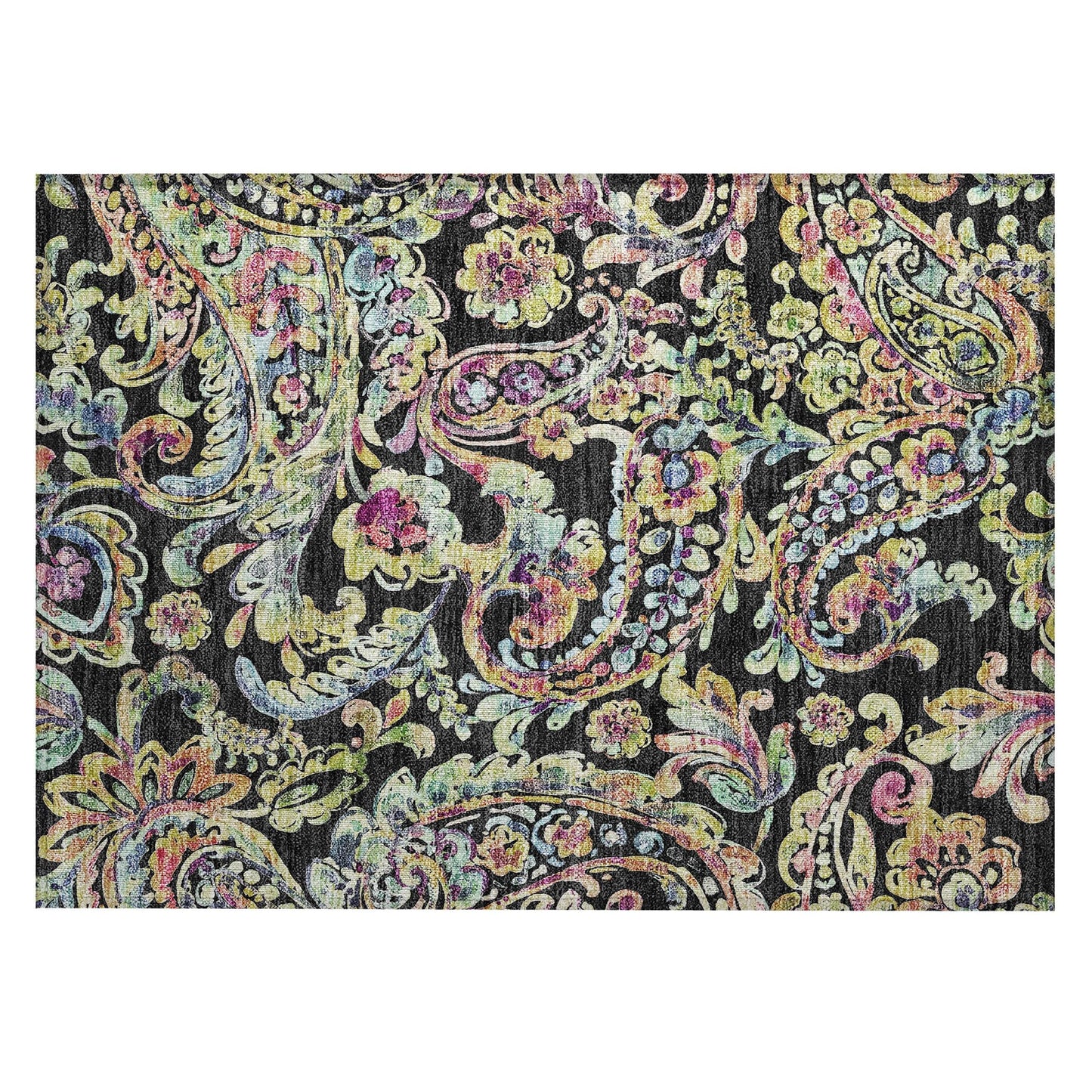 Tapis traditionnel Chantille lavable en machine pour intérieur/extérieur