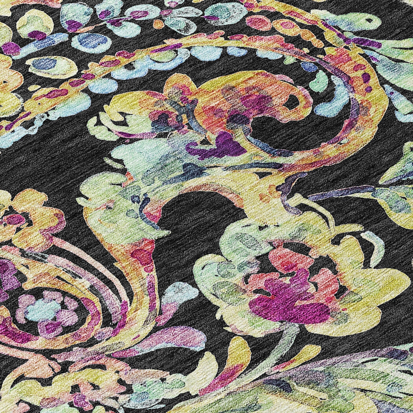 Tapis traditionnel Chantille lavable en machine pour intérieur/extérieur