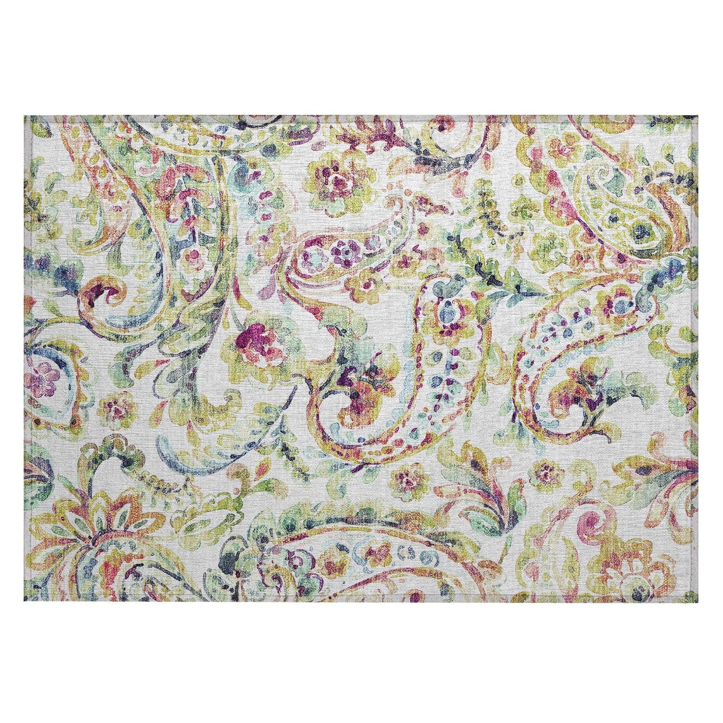 Tapis traditionnel Chantille lavable en machine pour intérieur/extérieur