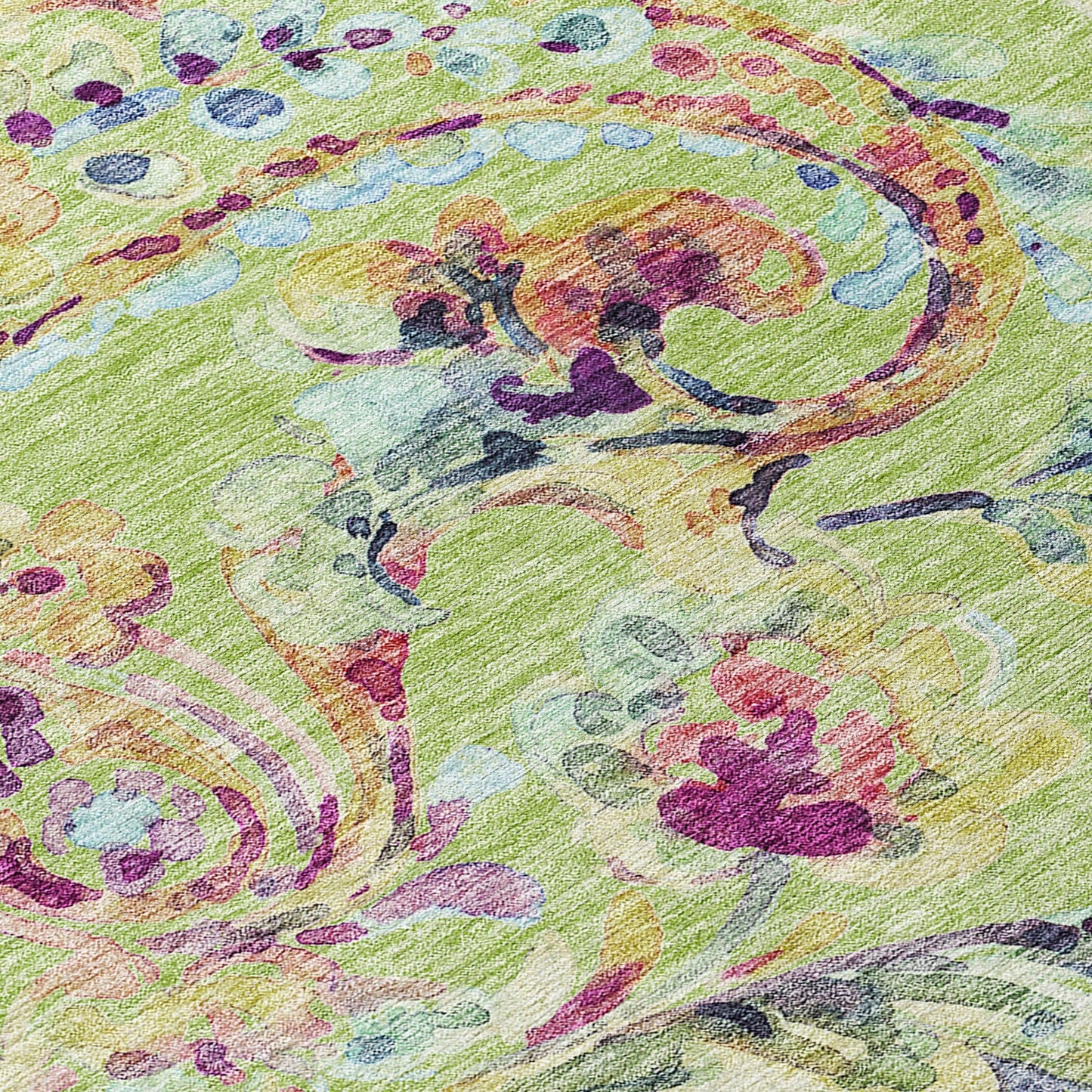 Tapis traditionnel Chantille lavable en machine pour intérieur/extérieur