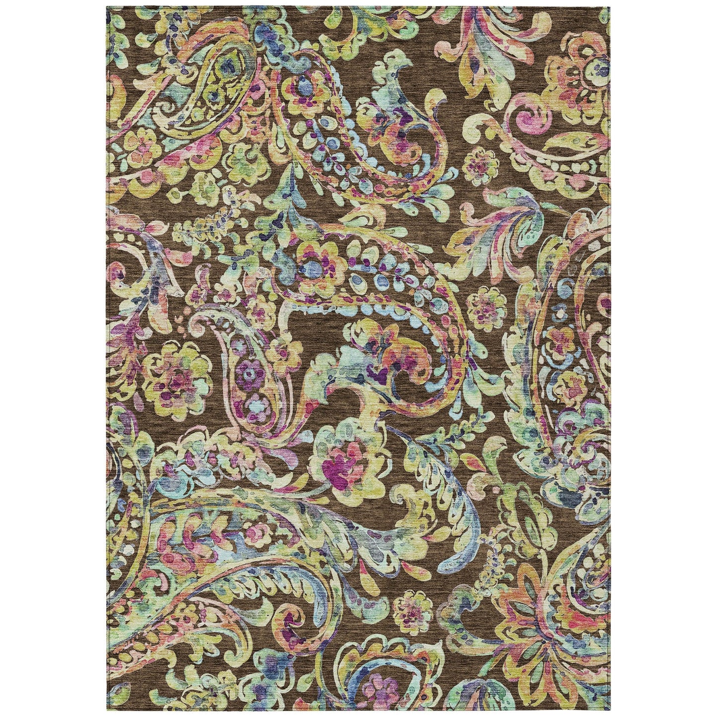 Tapis traditionnel Chantille lavable en machine pour intérieur/extérieur