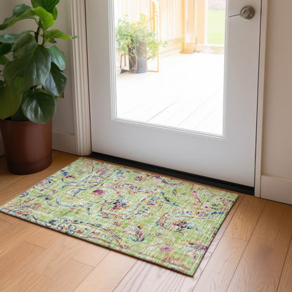 Tapis traditionnel Chantille lavable en machine pour intérieur/extérieur