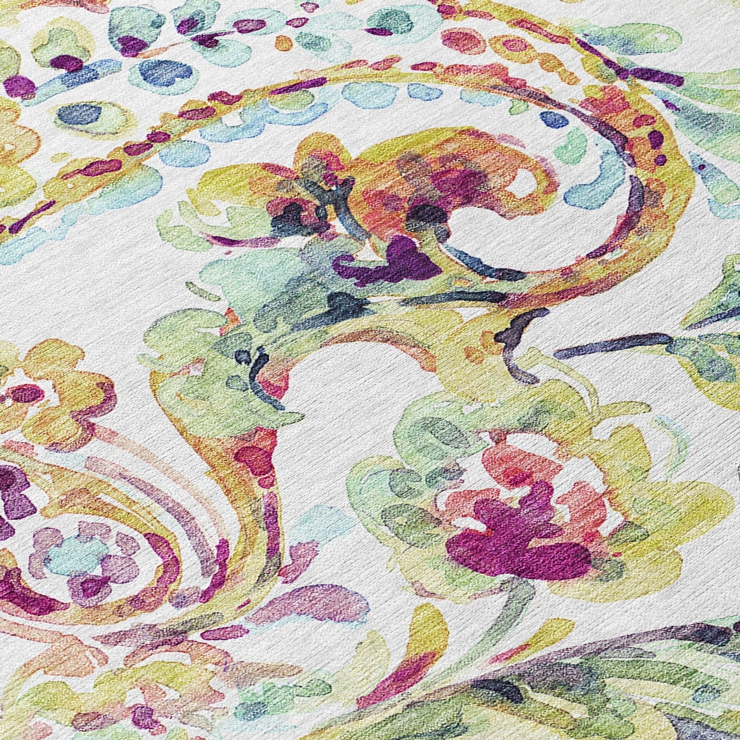 Tapis traditionnel Chantille lavable en machine pour intérieur/extérieur