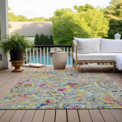 Tapis traditionnel Chantille lavable en machine pour intérieur/extérieur