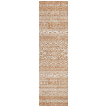 Tapis Chantille Tribal Boho lavable en machine pour intérieur/extérieur