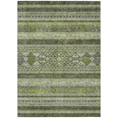 Tapis Chantille Tribal Boho lavable en machine pour intérieur/extérieur
