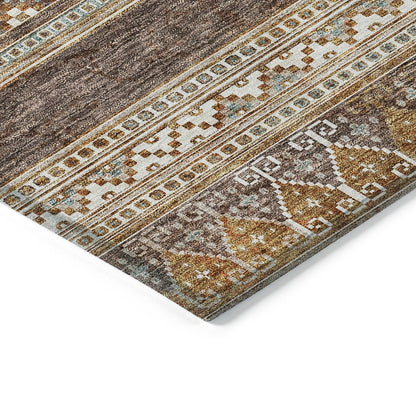 Tapis Chantille Tribal Boho lavable en machine pour intérieur/extérieur