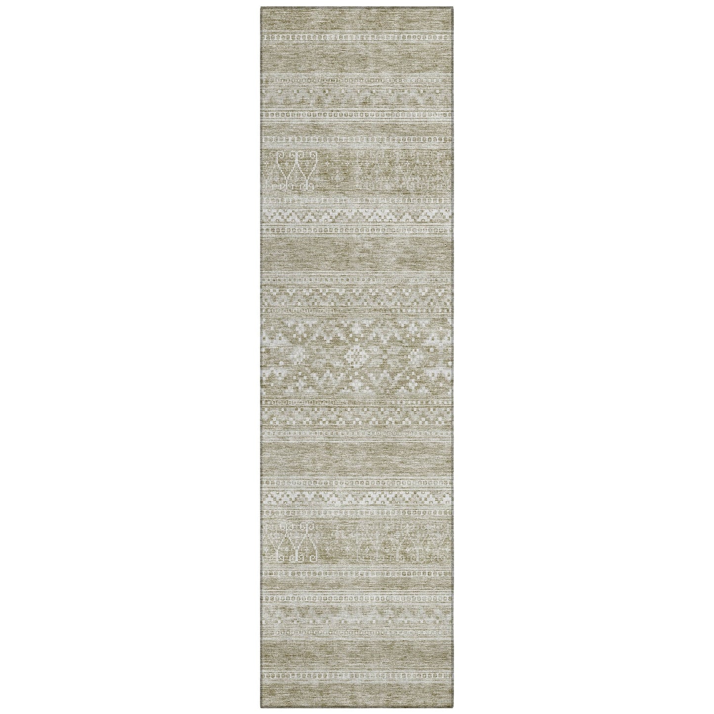 Tapis Chantille Tribal Boho lavable en machine pour intérieur/extérieur