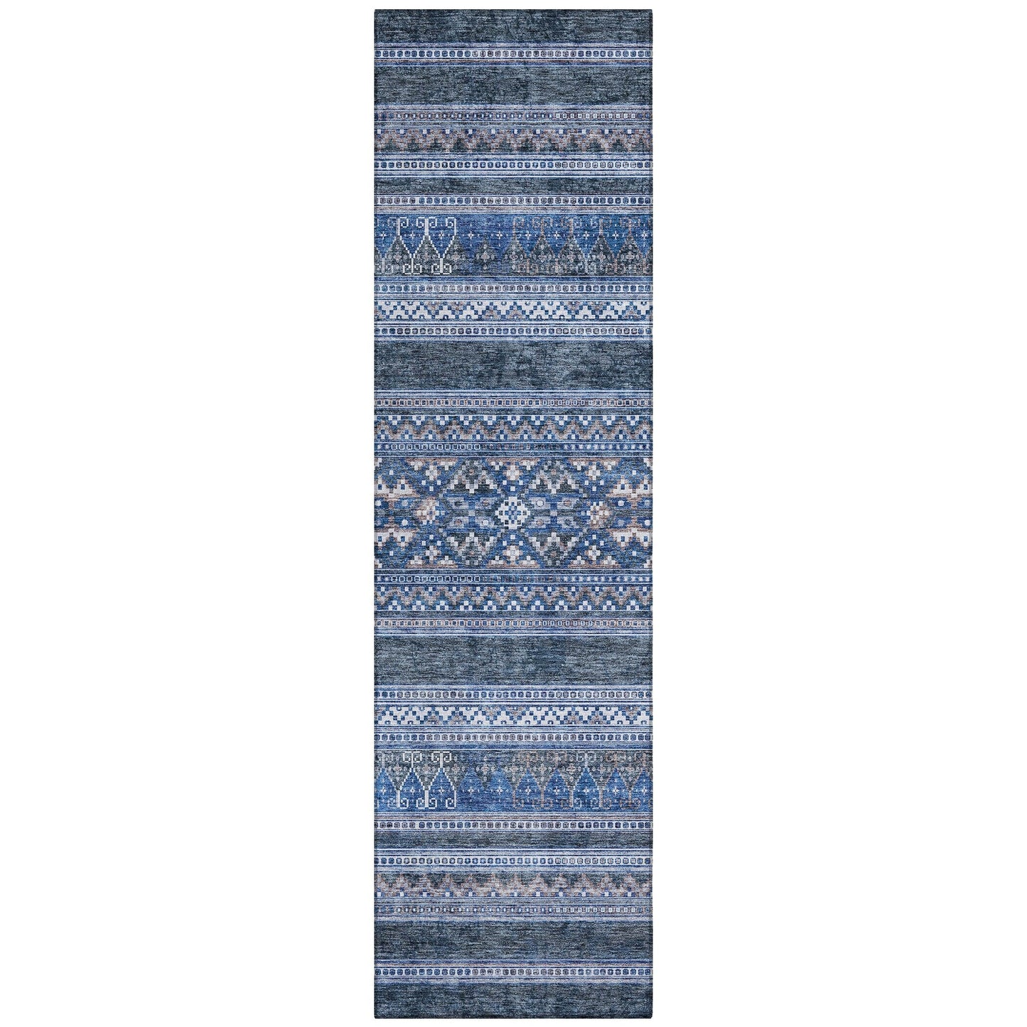 Tapis Chantille Tribal Boho lavable en machine pour intérieur/extérieur
