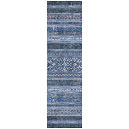Tapis Chantille Tribal Boho lavable en machine pour intérieur/extérieur