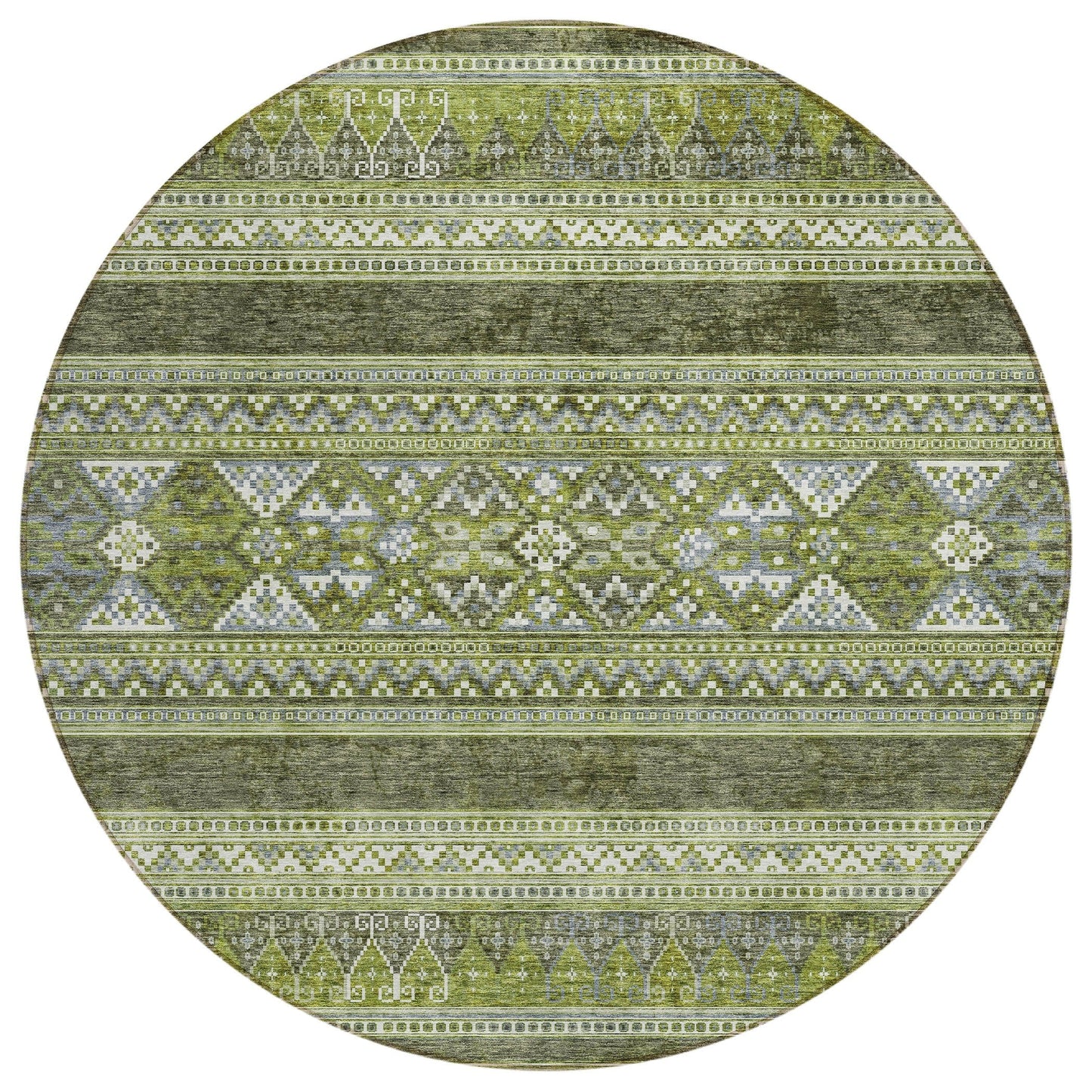 Tapis Chantille Tribal Boho lavable en machine pour intérieur/extérieur