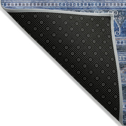 Tapis Chantille Tribal Boho lavable en machine pour intérieur/extérieur