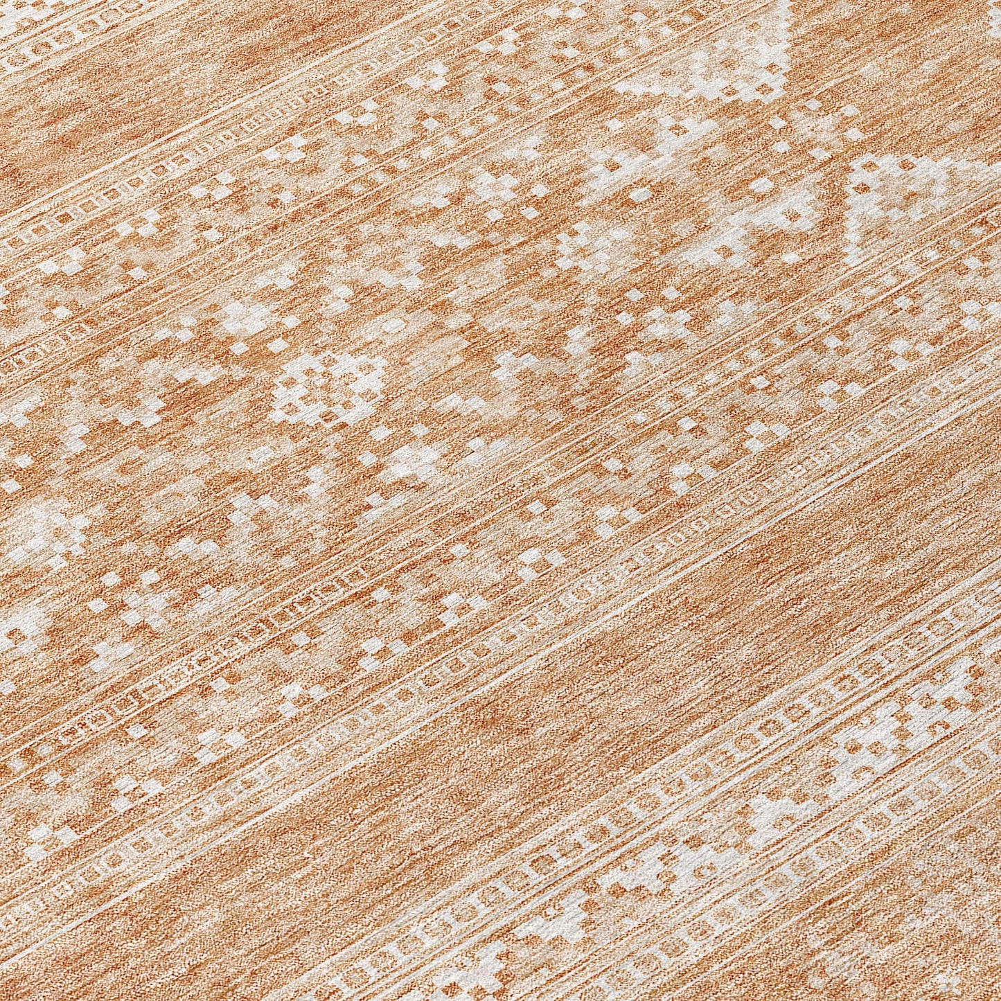 Tapis Chantille Tribal Boho lavable en machine pour intérieur/extérieur