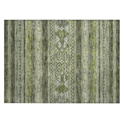 Tapis Chantille Tribal Boho lavable en machine pour intérieur/extérieur