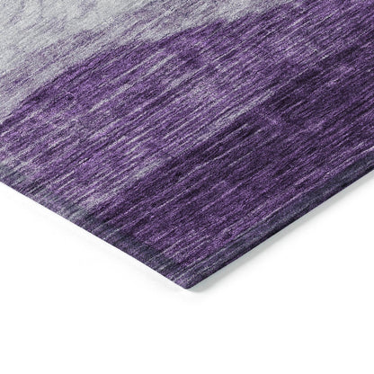Tapis Chantille contemporain à vagues lavable en machine pour intérieur/extérieur