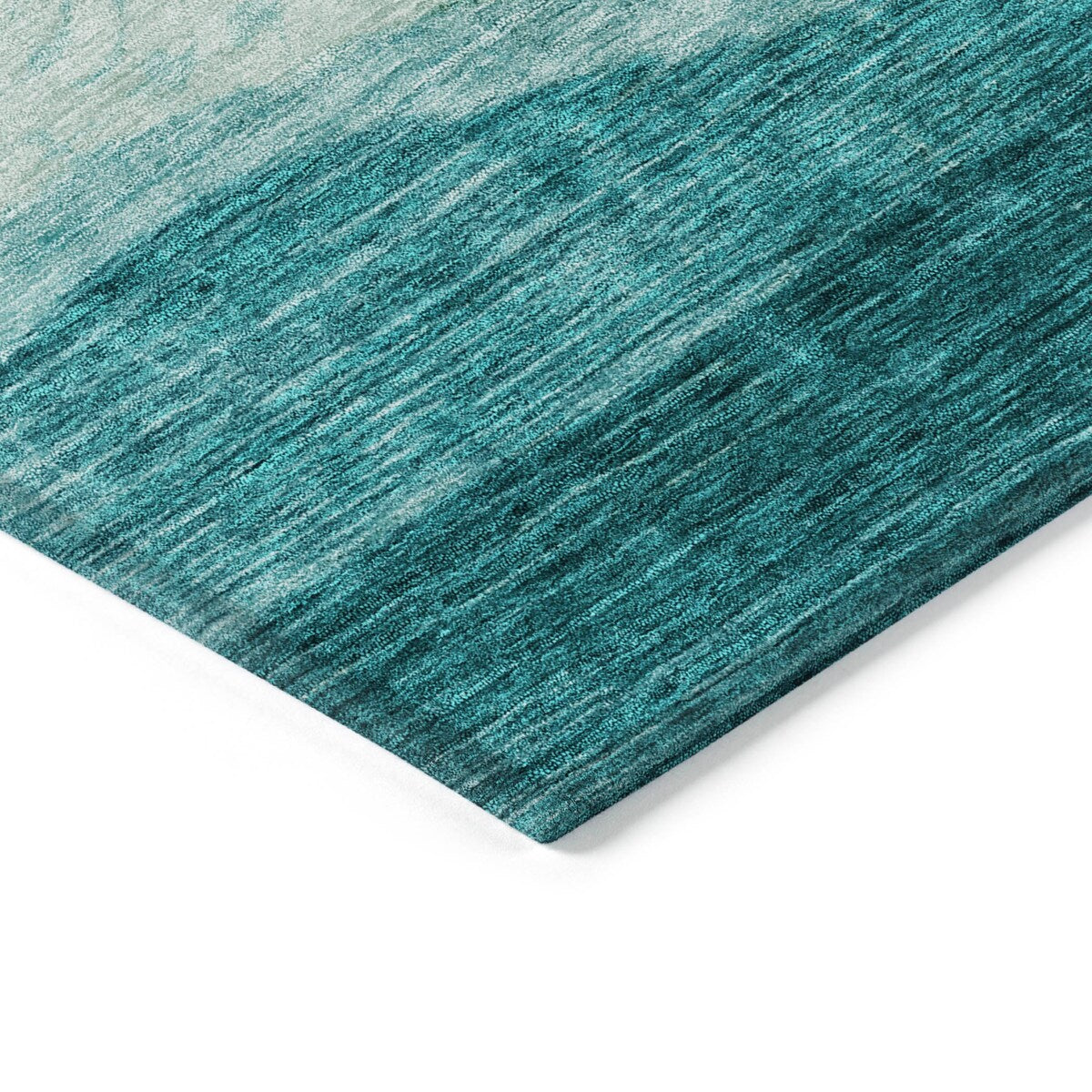 Tapis Chantille contemporain à vagues lavable en machine pour intérieur/extérieur