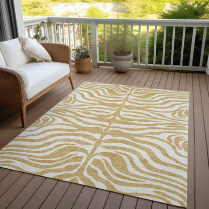 Tapis Chantille moderne à imprimé animal, lavable en machine, pour intérieur et extérieur