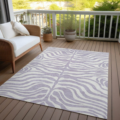 Tapis Chantille moderne à imprimé animal, lavable en machine, pour intérieur et extérieur