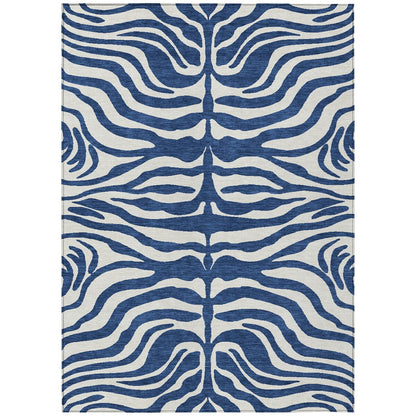 Tapis Chantille moderne à imprimé animal, lavable en machine, pour intérieur et extérieur