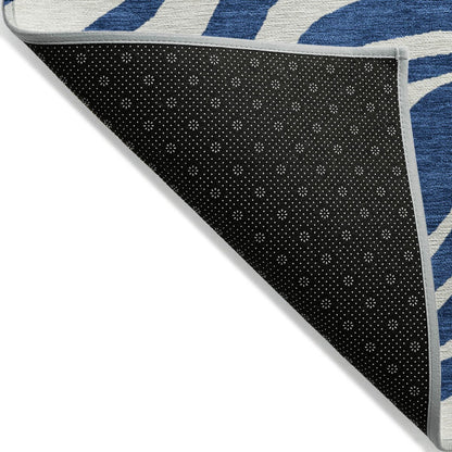 Tapis Chantille moderne à imprimé animal, lavable en machine, pour intérieur et extérieur