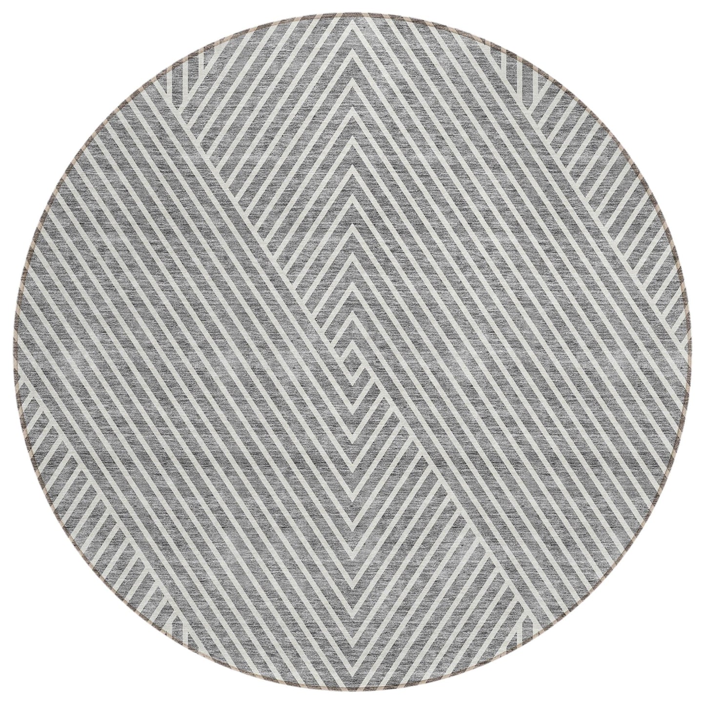 Tapis moderne Geo Chantille lavable en machine pour intérieur/extérieur