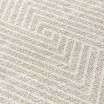 Tapis moderne Geo Chantille lavable en machine pour intérieur/extérieur