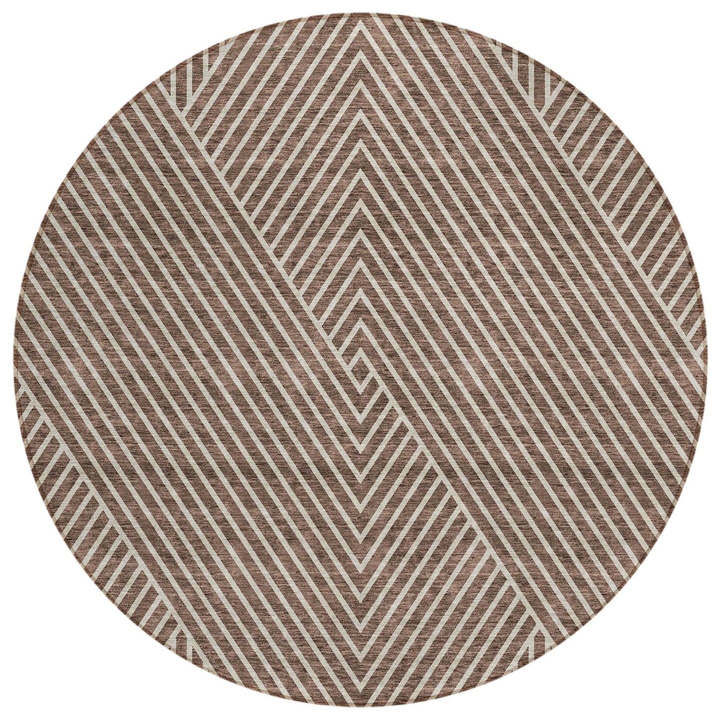 Tapis moderne Geo Chantille lavable en machine pour intérieur/extérieur