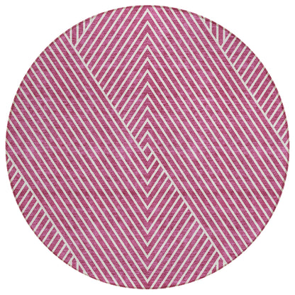 Tapis moderne Geo Chantille lavable en machine pour intérieur/extérieur