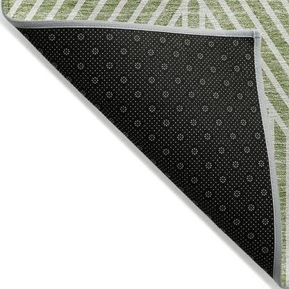 Tapis moderne Geo Chantille lavable en machine pour intérieur/extérieur