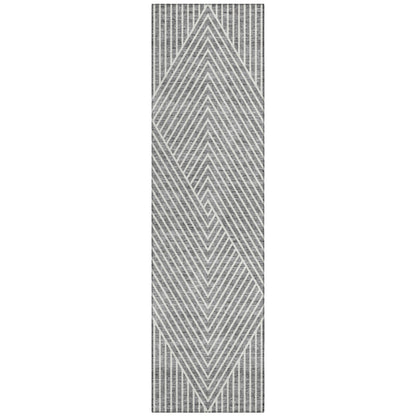Tapis moderne Geo Chantille lavable en machine pour intérieur/extérieur