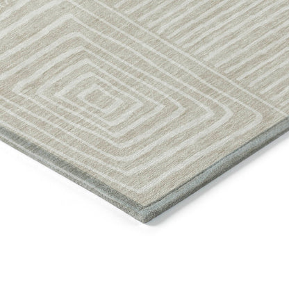 Tapis Chantille moderne en mosaïque lavable en machine pour intérieur/extérieur