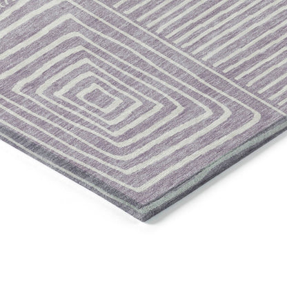 Tapis Chantille moderne en mosaïque lavable en machine pour intérieur/extérieur