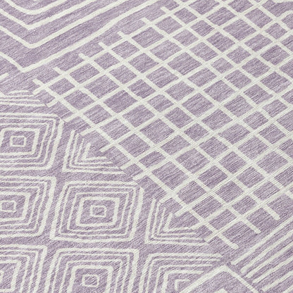 Tapis Chantille moderne en mosaïque lavable en machine pour intérieur/extérieur