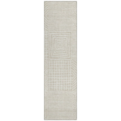 Tapis Chantille moderne en mosaïque lavable en machine pour intérieur/extérieur