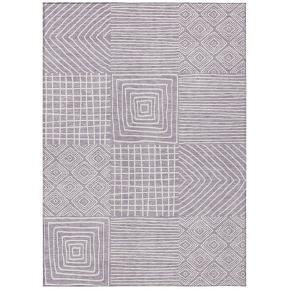 Tapis Chantille moderne en mosaïque lavable en machine pour intérieur/extérieur